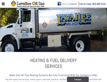 Tablet Screenshot of lavalleeoilinc.com